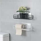 Bathroom Corner Storage Shelf – Wall Mounted Organizer for Shower