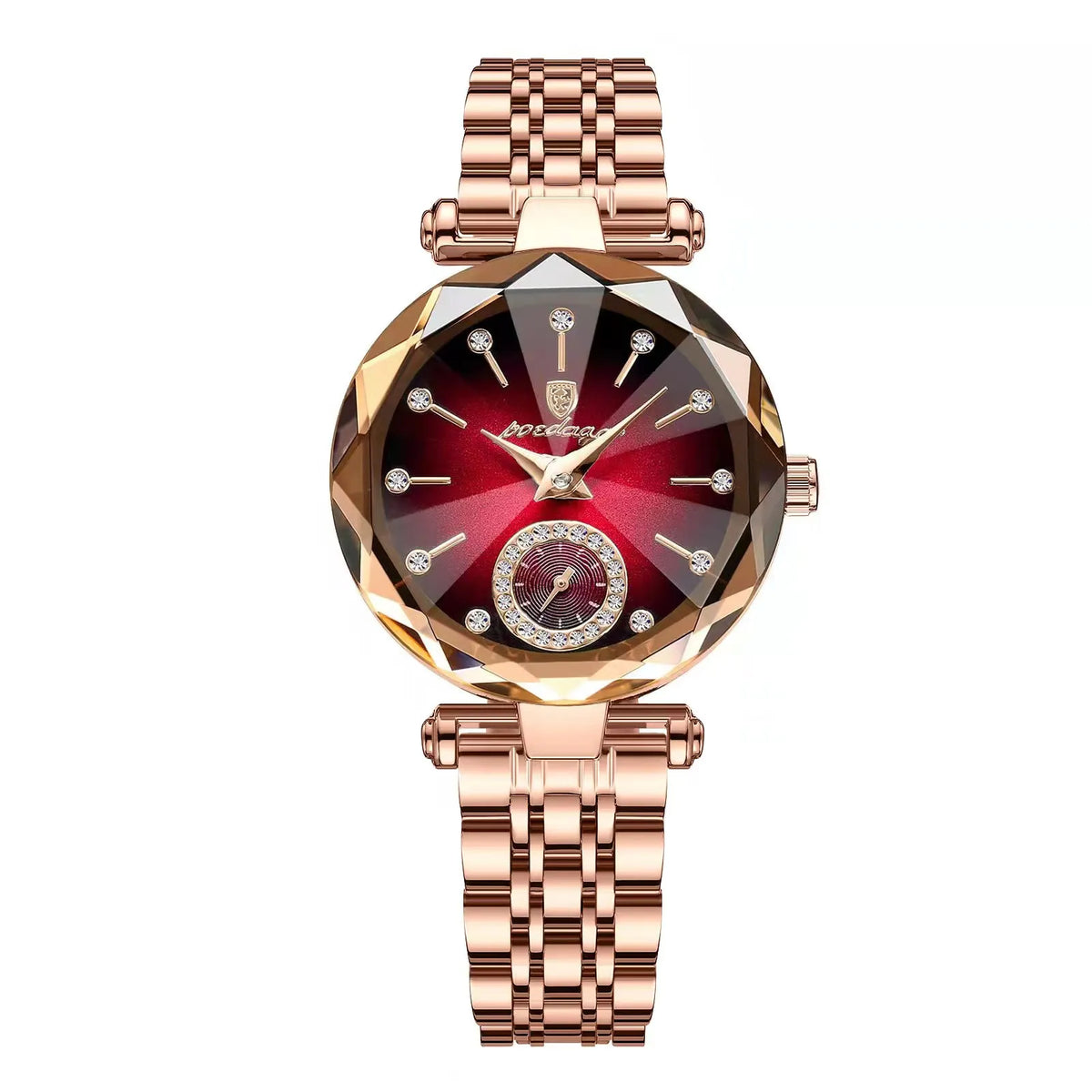 Elegant Stainless Steel Quartz Watch – Luxury Fashion Accessory for Women