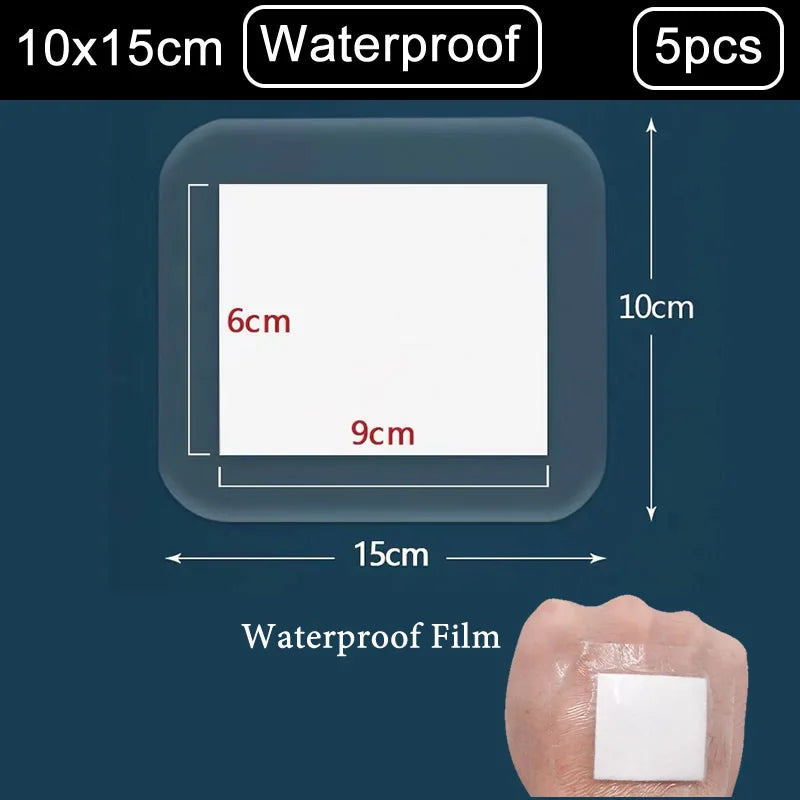 Sterile Bordered Gauze Pads – Waterproof Adhesive Wound Dressings for First Aid