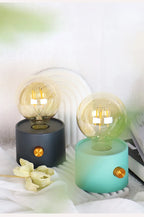 Retro LED Battery Powered Bulb Lamp – Portable Desktop Light for Bedroom Decor