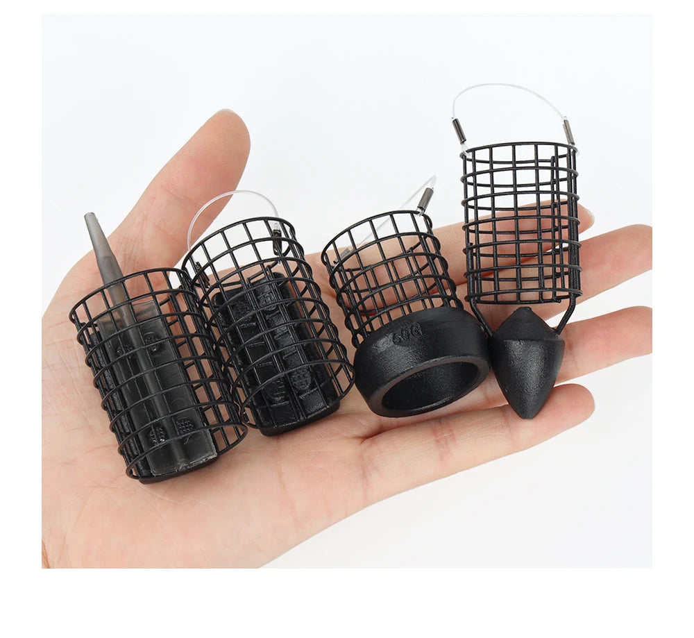 Steel Wire Carp Method Feeder – Heavy Duty Bait Cage for Coarse Fishing