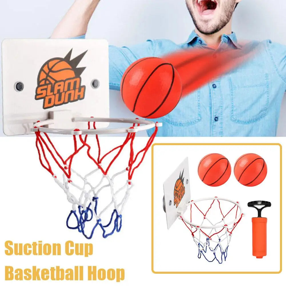 Mini Indoor Basketball Hoop – Wall Mount Backboard for Kids Bedroom Play