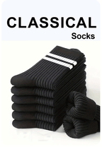 Striped Mid Tube Socks – Breathable Cotton Casual Footwear for Men