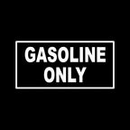 Gasoline Only Fuel Vinyl Decal – Automotive Exterior Sticker for Cars