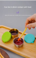 Leakproof Sauce Cups – Portable Dressing Containers for Lunch and Travel