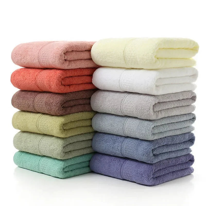 Absorbent Cotton Face Towel – Soft Hand Wash Cloth for Home and Hotel