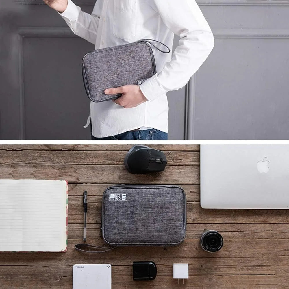 Waterproof Electronics Organizer – Travel Carrying Pouch for Tech Accessories