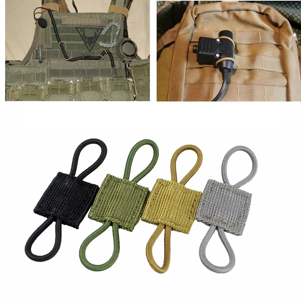 Tactical Molle Antenna Buckles – Fixed Binding Retainers for Outdoor Gear