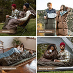 Ultralight Cotton Sleeping Bag – Waterproof Winter Gear for Outdoor Camping
