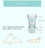Ergonomic Baby Carrier – Multifunctional Waist Stool for Infant to Toddler