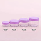 Refillable Cosmetic Sample Jars – Small Plastic Containers for Travel Storage