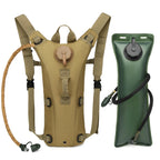 Waterproof Nylon Hydration Backpack – 3L Water Bladder for Hiking and Cycling