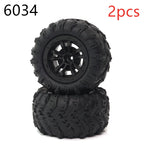 RC Car Spare Parts – Oil Shock Absorbers and Tires for 1/16 Scale Models