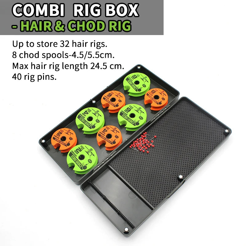 Carp Fishing Tackle Box – Multifunctional Organizer for End Rig Storage