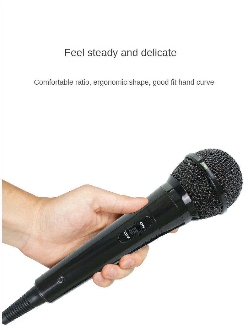 Wired Karaoke Microphone – 16.4ft XLR Condenser Mic for Singing Performance