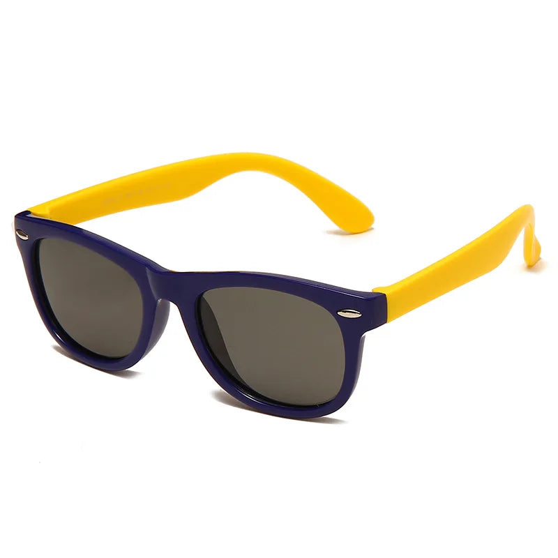 Silicone Kids Sunglasses – UV400 TR90 Goggles for Outdoor UV Protection
