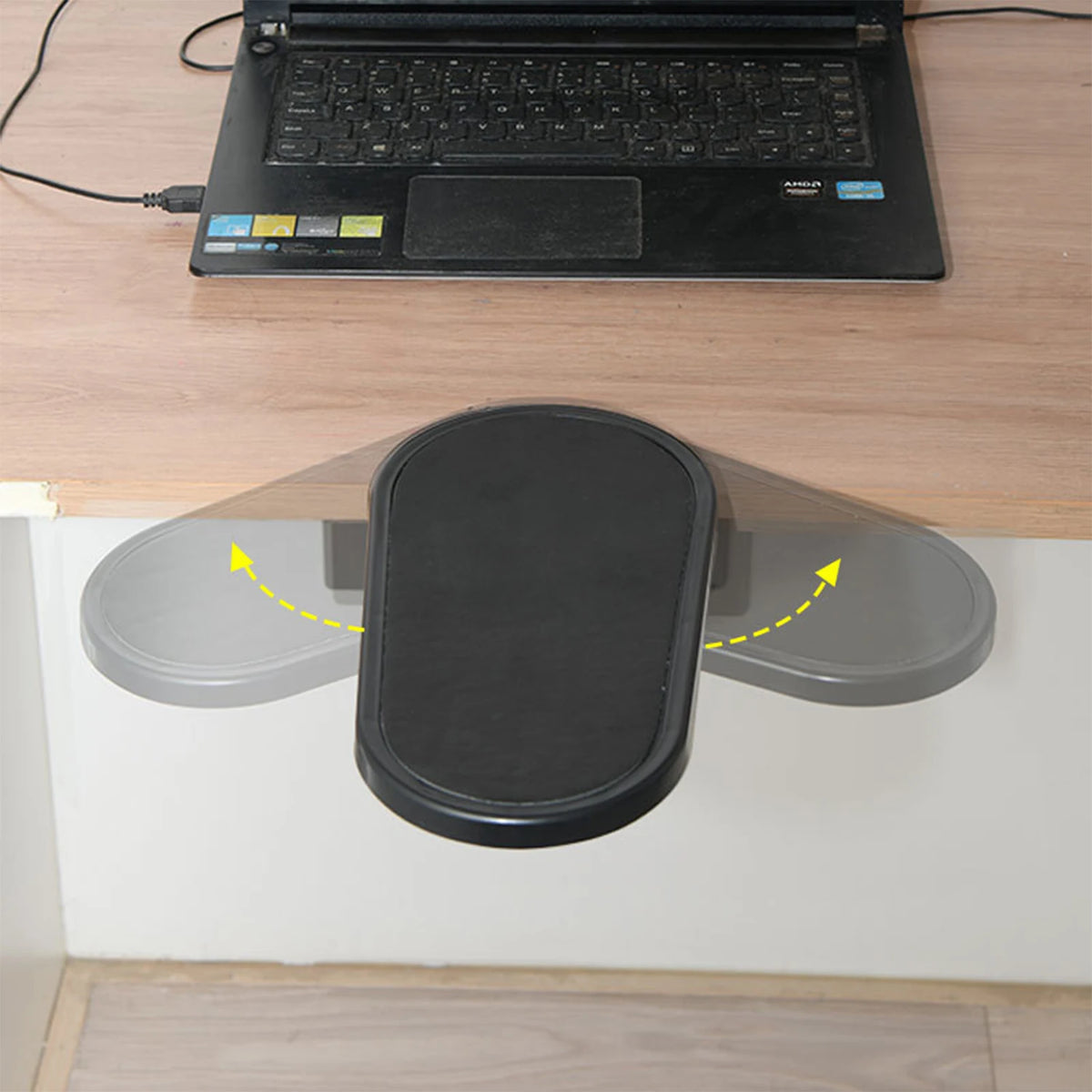 Ergonomic Desk Arm Rest – Plastic Elbow Support Pad for Office Typing