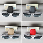 Car Sun Visor Eyeglasses Holder – Universal Sunglasses Clip for Auto Organizer