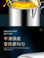 Stainless Steel Deep Fryer – Multifunctional Pot for French Fries and Chicken