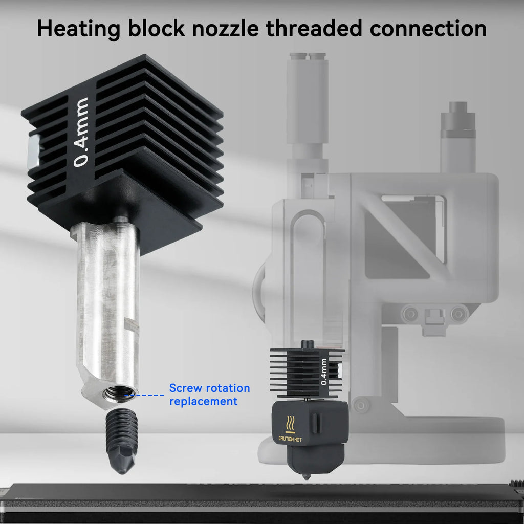 Hardened Steel Nozzle Hotend Kit – Precision Printing for A1 and A1 Mini