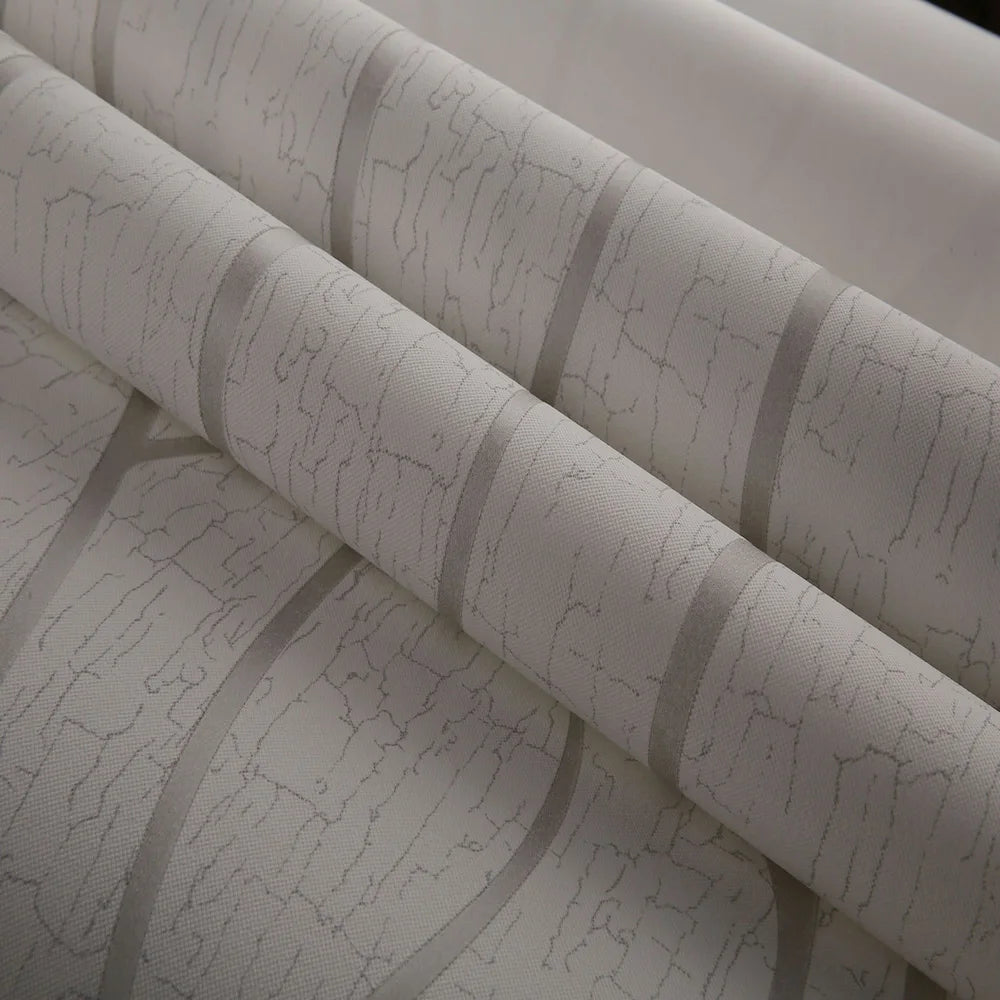 Non-Woven Striped Wallpaper – 53cm Thickened Modern Decor for Bedroom Walls