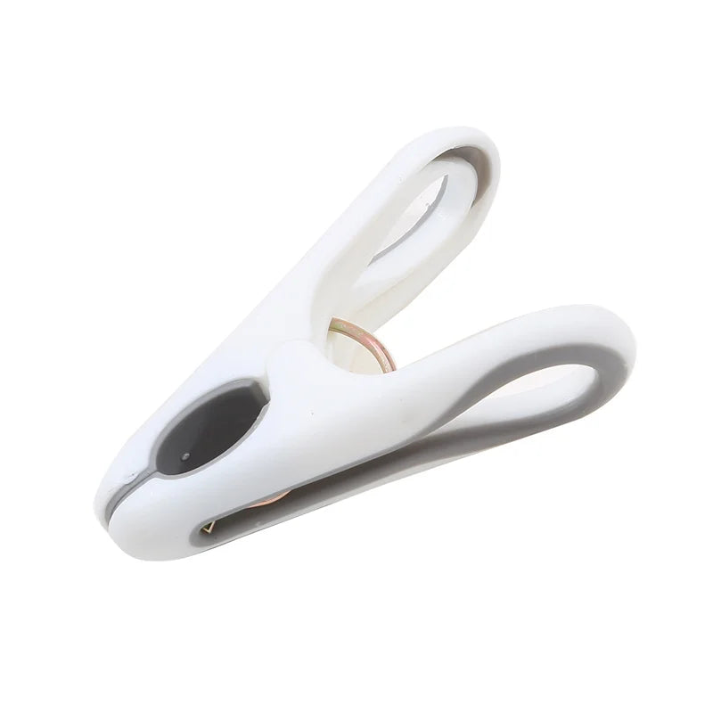 Plastic Clothes Pins with Basket – Laundry Hanging Clips for Socks and Underwear