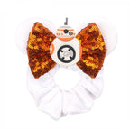 Velvet Sequin Mouse Ear Scrunchies – Elastic Hair Accessories for Kids Party