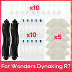 Vacuum Replacement Parts Kit – Main Side Brush Filter Mop for Robotic Vacuums