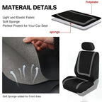 Universal Fabric Car Seat Covers – Breathable Polyester for Truck and SUV