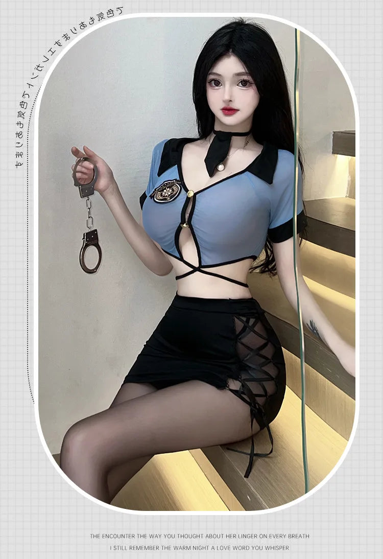 Police Officer Roleplay Set – Seductive Professional Costume for Cosplay