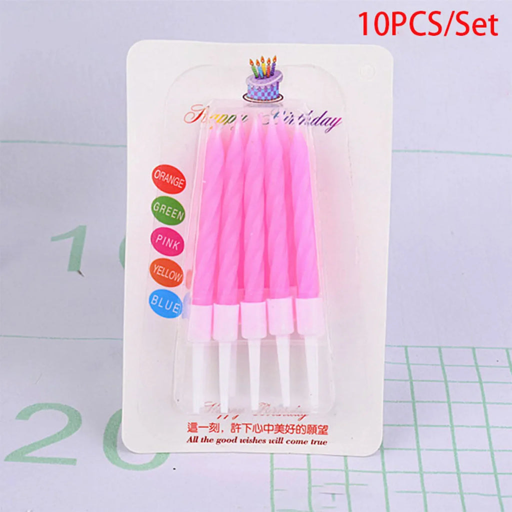 Colorful Digital Number Candles – Decorative Party Cake Toppers for Birthdays