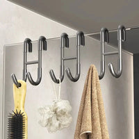 Stainless Steel Towel Rack – S-Shape Over-the-Glass Hook for Bathroom