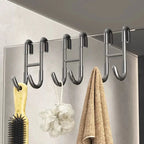 Stainless Steel Towel Rack – S-Shape Over-the-Glass Hook for Bathroom