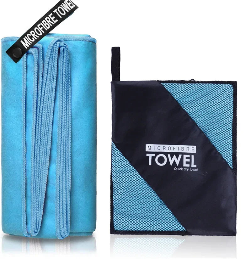 Quick-Drying Microfiber Sports Towel – Compact Travel Gear for Gym and Camping
