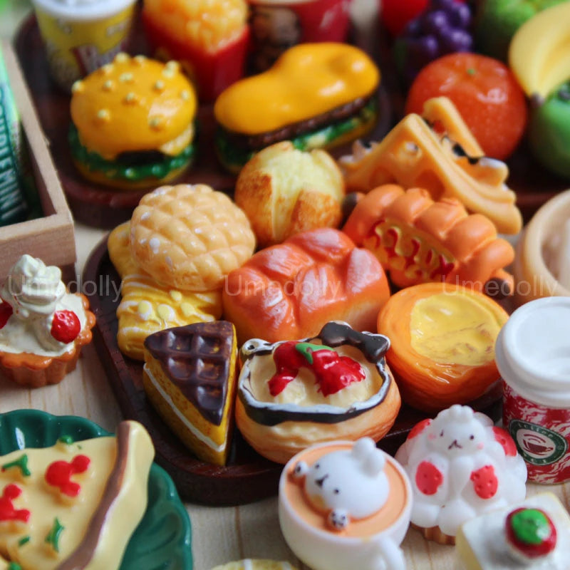 Miniature Food Set – 1:6 Scale Dollhouse Kitchen Accessories for BJD Dolls