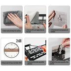 Adhesive Corner Shower Shelf – No Drill Wall Storage for Bathroom Organization