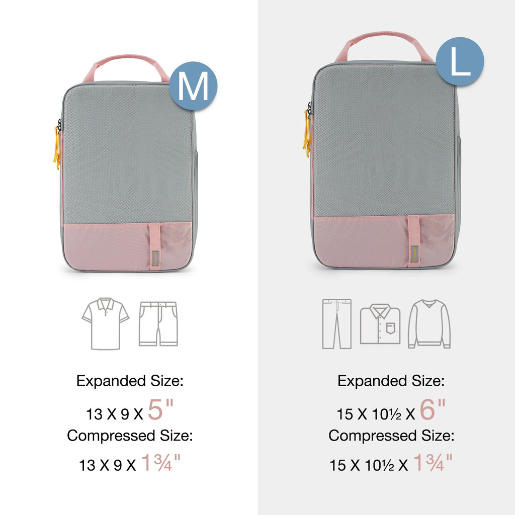 Compression Packing Cubes – Lightweight Luggage Organizers for Travel