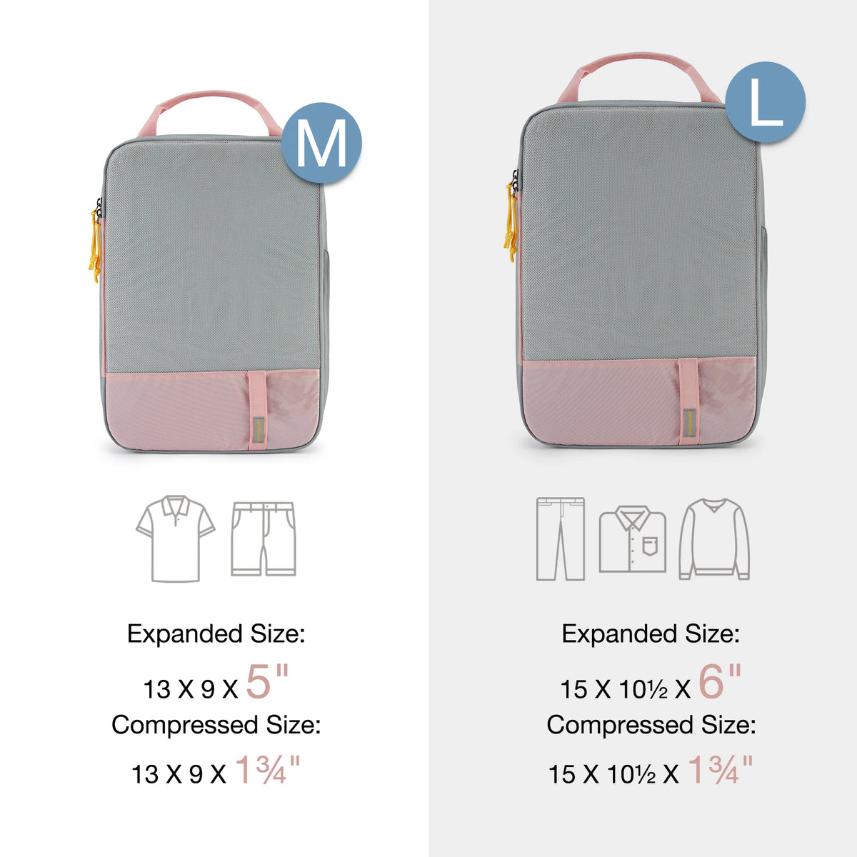 Compression Packing Cubes – Lightweight Luggage Organizers for Travel