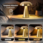 Mushroom Table Lamp – Iron Art Modern Decor for Bedroom Bedside Lighting