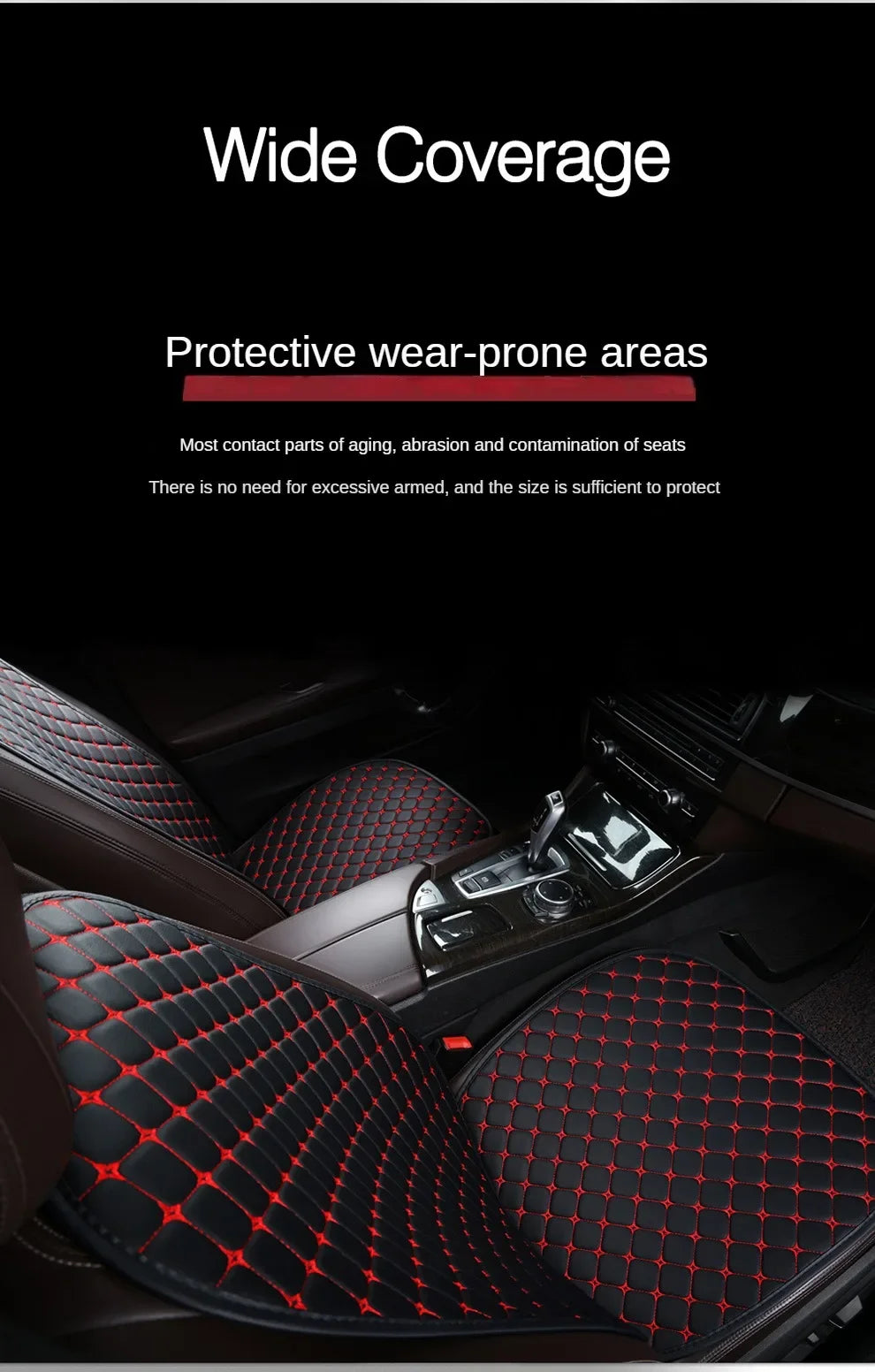 Universal PU Leather Car Seat Cover – Minimalist Soft Cushion for Auto Interior