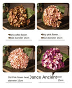 Artificial Silk Hydrangea – Realistic Flower Stem for Wedding Decor