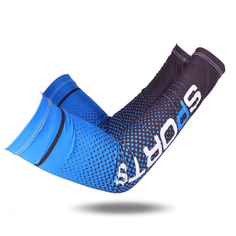 Ice Silk Arm Sleeves – UV Protection for Outdoor Cycling and Sports