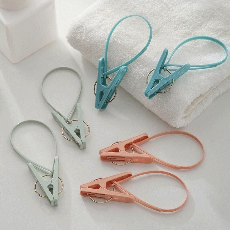 Windproof Laundry Clothespins – Heavy Duty Plastic Clips for Clothes Drying