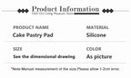 Silicone Cake Turntable Mat – Non-stick Heat Resistant Tool for Baking