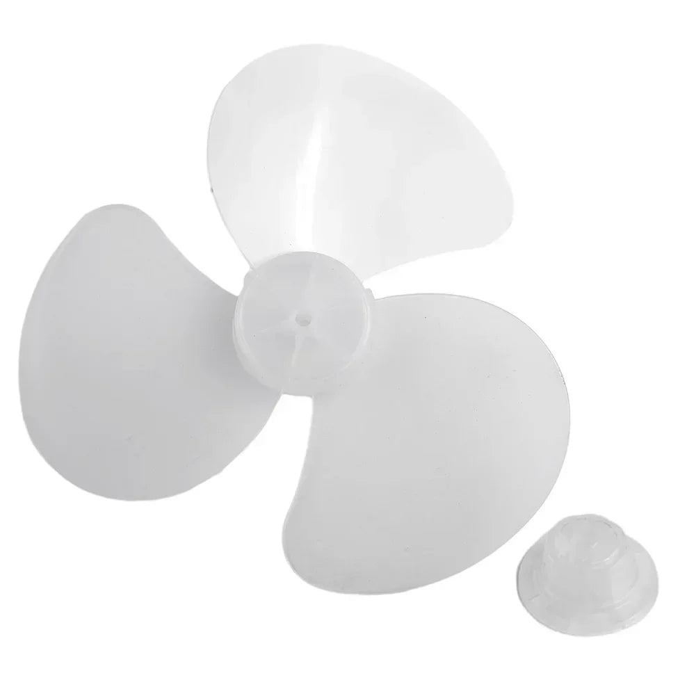 35cm Plastic Fan Blade – Three-Leaf Replacement for Pedestal or Table Fans