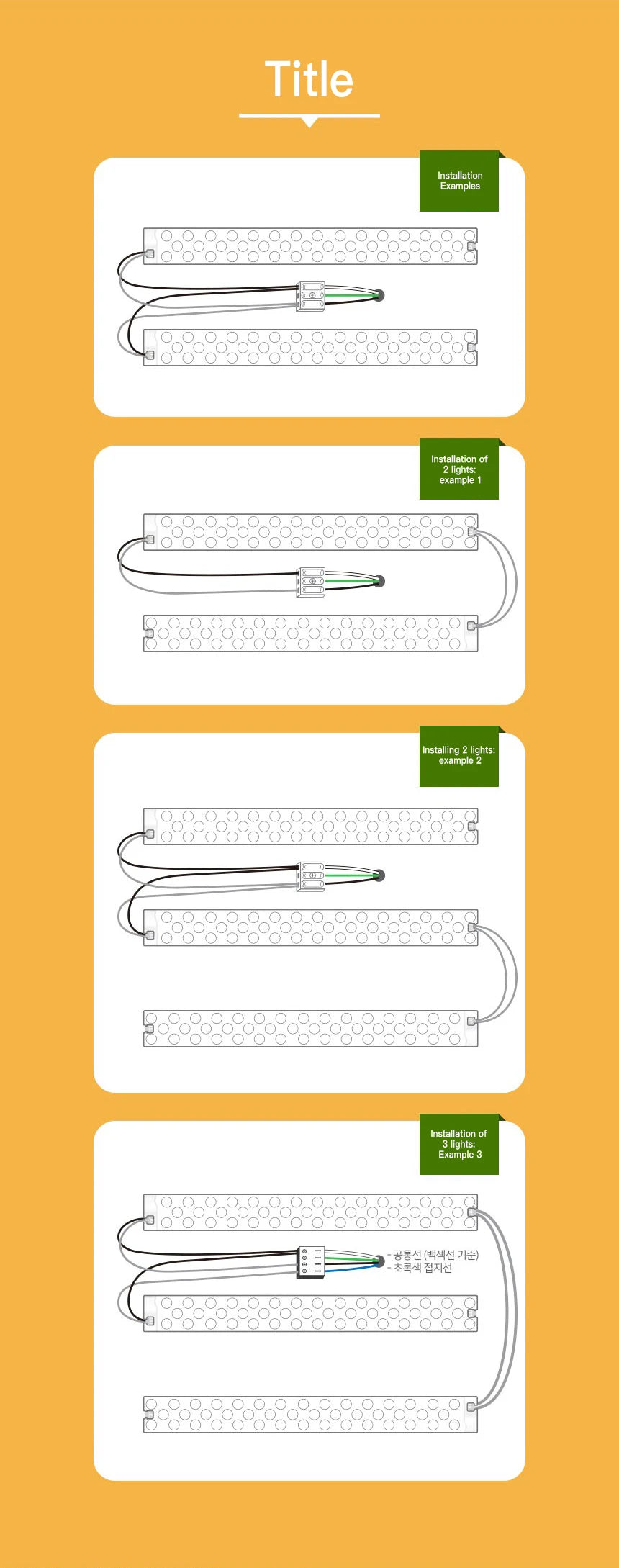 LED Ceiling Light Replacement Bar – 30W-36W Panel for Home Lighting