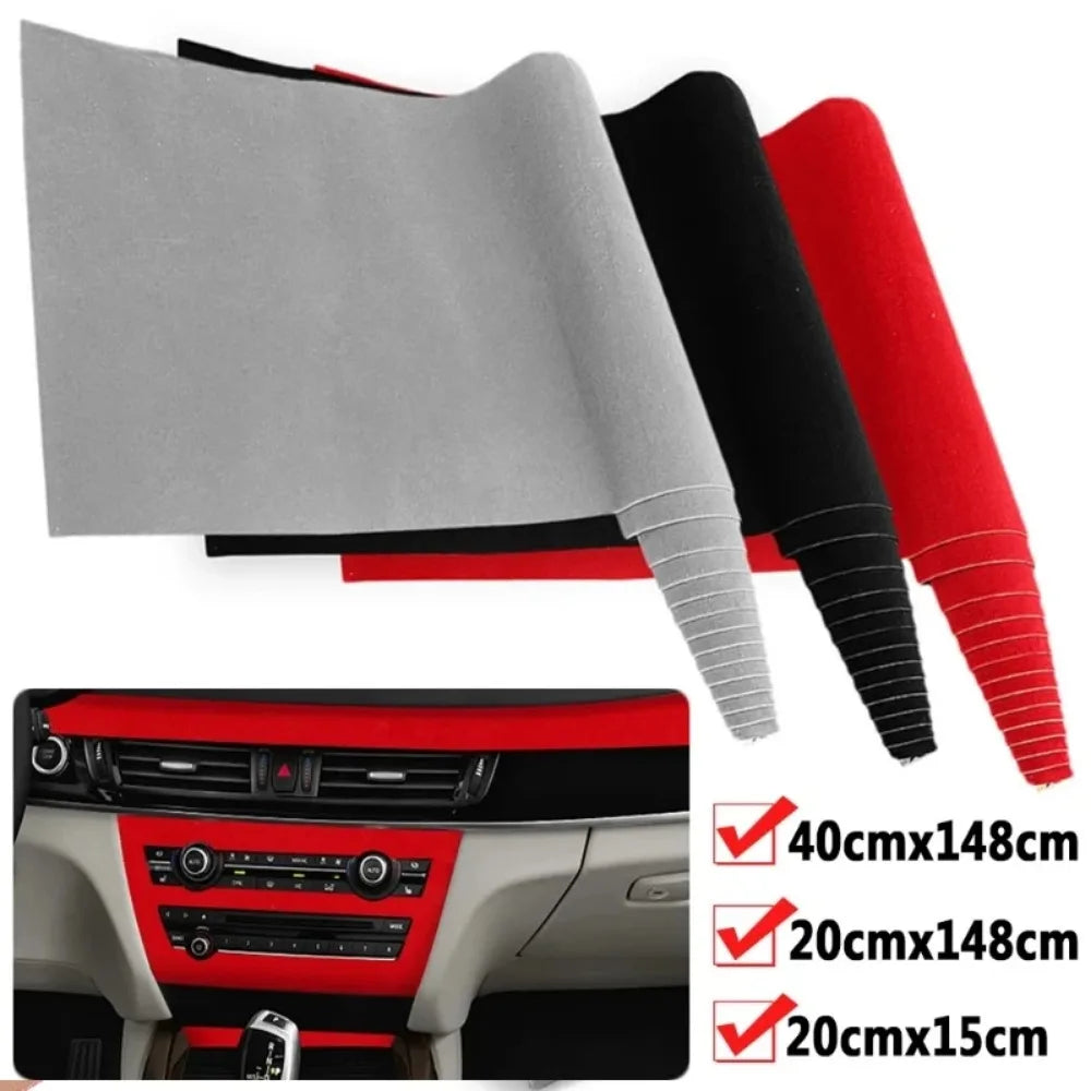 Self Adhesive Velvet Fabric – 40x148cm Velour Felt for Car Interior DIY