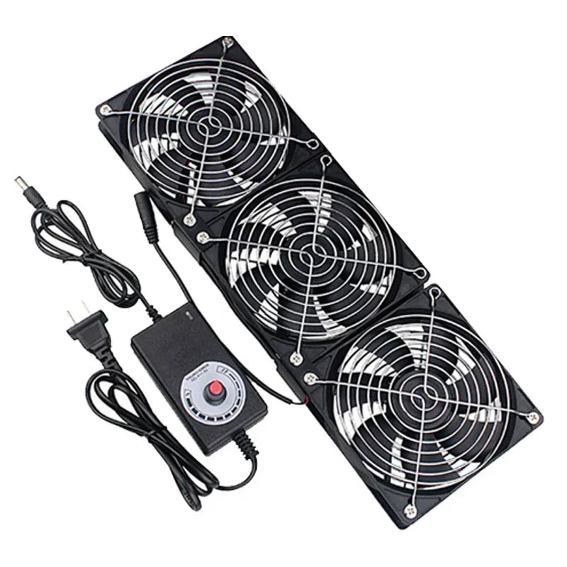 120mm High Speed Cooling Fan – 3000RPM Chassis Radiator for Server Workstations