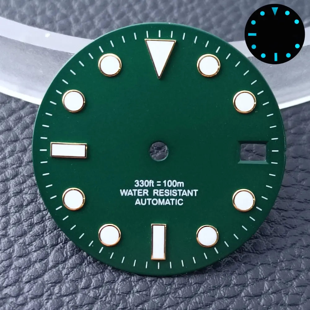 Custom GMT Watch Dial – 28.5mm Single Calendar for NH34 NH35 Movements