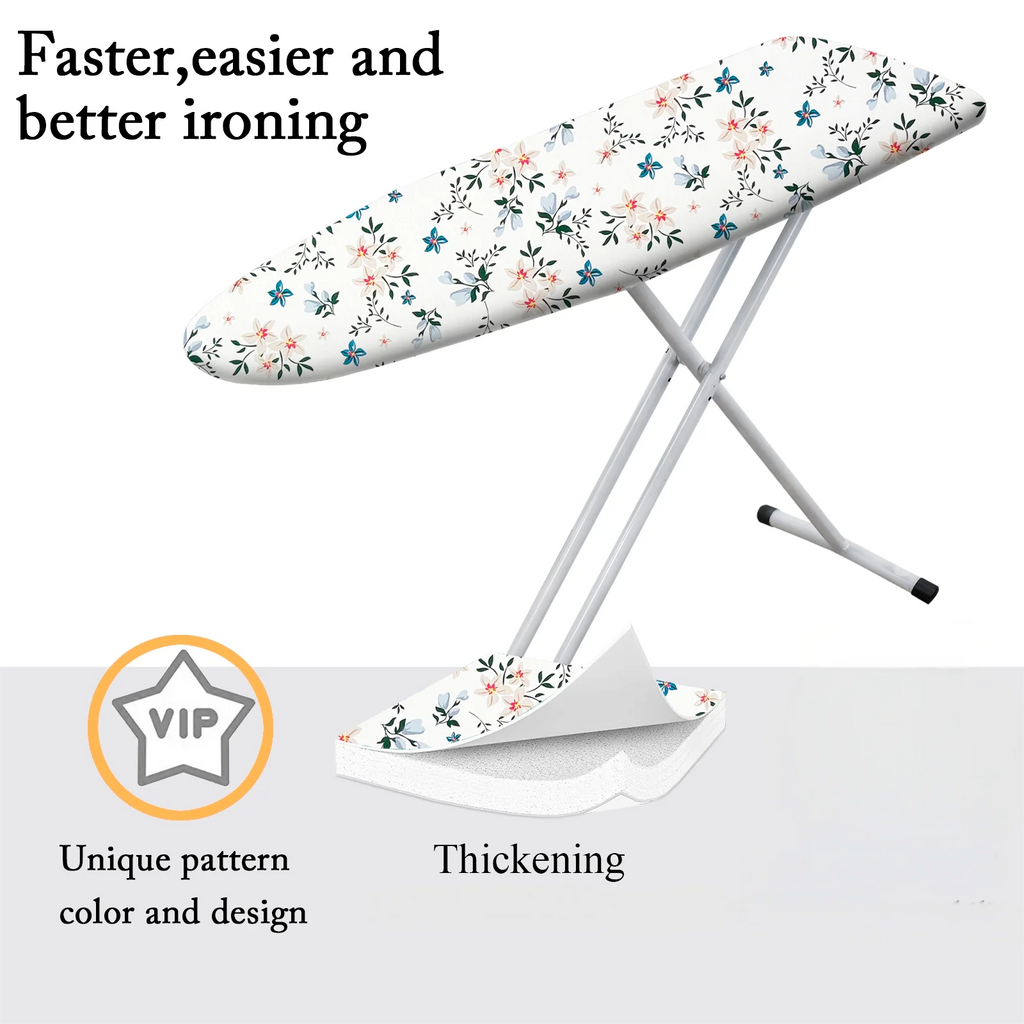 Ironing Board Cover 140x50cm – Scorch Resistant Felt Pad for Home Laundry